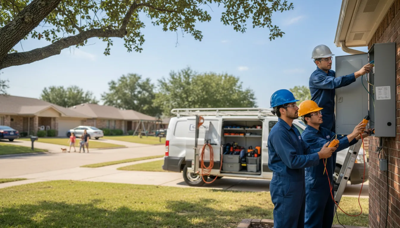 Certified electrician providing emergency electrical services in Livermore, IA